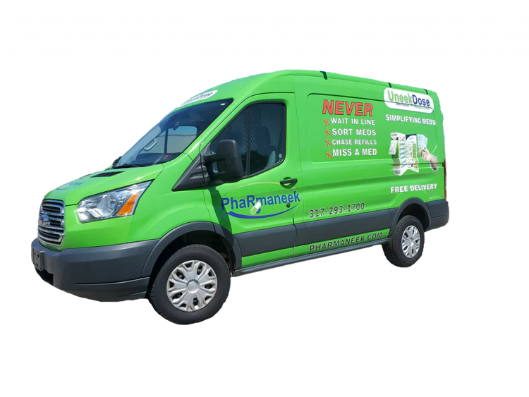 Pharmaneek delivery van